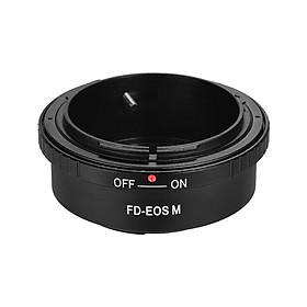 Ngàm Chuyển Đổi Ống Kính FD-EOS M Canon FD Sang Canon EOS M M2 M3 M5 M6 M10 M50 - Đen