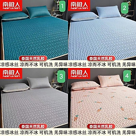 Mua CHIẾU ĐIỀU HÒA TENCEL LATEX CAO SU NON TẶNG KÈM 2 VỎ GỐI  - 1