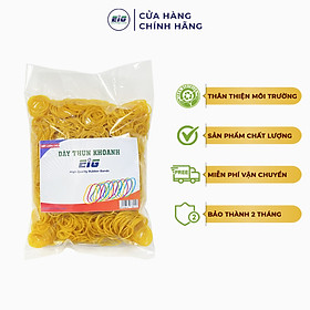 Mua Dây Thun (Dây Chun) Cao Su Khoanh Tròn Cao Cấp EIG 500gr Màu Vàng