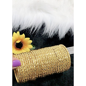 Vòng ximen xo khóa gài mạ vàng 18k mã 060