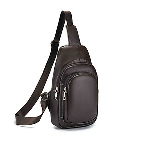 Túi đeo chéo nam DA BÒ THẬT – BEE GEE DCN9384