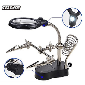 Kính Lúp Kẹp Hàn Mạch Điện Tử Có Đèn LED - Chất Lượng Cao, Rất Chắc Chắn