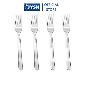 Bộ 4 dĩa ăn JYSK nID inox 304 190x14x2.5mm