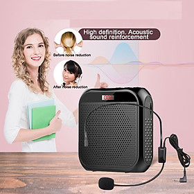 Loa trợ giảng có dây S17 âm thanh Hi-Fi, pin bền, công suất lớn màu đen