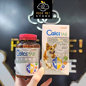 Viên Bổ sung Canxi và Khoáng cho Chó Mèo Vemedim Calci Tab, Giúp Xương Chắc Khỏe - Hộp 50 viên