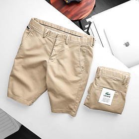 VNXK - Quần short kaki nam có logo bên hong QSKL - LASTORE MENSWEAR
