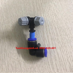 Béc phun sương 4 cửa Nâu lèm cút L