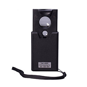 Mua Kính lúp cầm tay đa năng cao cấp có 3 mức phóng đại 30-45-60x ( Tặng kèm miếng thép đa năng 11in1 )