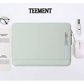 Túi Chống Sốc Laptop Cao Cấp Teement , Lót Trong Dày, Chống Xước, Chống Thấm Nước, Công Nghệ Giảm Chấn Bảo Vệ Laptop, Chống Va Đập Máy Tính An Toàn Hiệu Quả, Dành Cho Laptop ,13,14,15,15.6inch - Hàng Chính Hãng