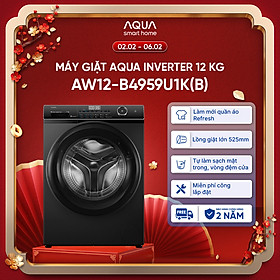 Máy giặt Aqua Inverter 10 kg AW10-BP4959U1K(B) - Bảo hành 2 năm - Hàng chính hãng