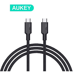 Mua Cáp Sạc Nhanh Aukey CB-CD45 - Sạc Nhanh 60W - Bọc Nylon Bền Bỉ  Cứng Cáp - USB Type C sang Type C - Hàng Chính Hãng