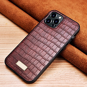 Tech Zone 24 CASE/ỐP LƯNG DA CÁ SẤU BẢO VỆ ĐIỆN THOẠI, BẢO VỆ CAMERA, CHỐNG SỐC cho điện thoại IPHONE 11 PRO MAX (6.5 inch) – Hàng Chính Hãng