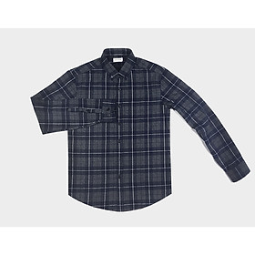Flannel shirt sơ mi nam dài tay chất cotton dạ