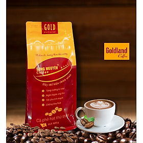 Cà phê Hạt Song Nguyên GOLD2 Túi 500g/ Cà phê Goldland