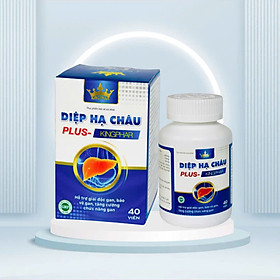 Diệp Hạ Châu plus Kingphar 3 , Hộp 40 viên– Giúp tăng cường chức năng gan, bảo vệ tế bào gan