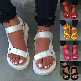 2023 Phụ nữ mới Mùa xuân/Mùa hè MỚI SLIP SLIP Sandals Sandals Sole Sandal Sandals Ladies Bãi biển Bãi biển Bãi biển ngoài trời Color: Rosy Red Shoe Size: 38
