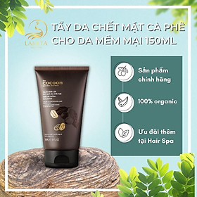 Tẩy da chết mặt cà phê Đắk Lắk Cocoon cho làn da mềm mại và rạng rỡ 150ml Lamita Hair Spa - LS032