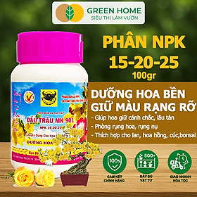 Phân Bón Lá Đầu Trâu MK 501-701-901, GreenHome,Chai 100GR,Đặc Biệt Dành Cho Hoa Lan Và Cây Cảnh - MK 901 HỒNG 100GR