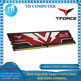 Mua Ram máy tính Team T-Force Zeus 8GB DDR4 3200MHz - Hàng chính hãng Viễn Sơn phân phối