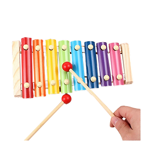 Đàn mộc cầm Xylophone 8 âm phiên bản mini cho bé