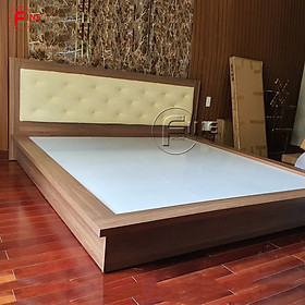 Mua Giường Kiểu Nhật Bản Hiện Đại Sang Trọng Có Nệm Đầu Giường FINE FG206 Kích thước 1m6