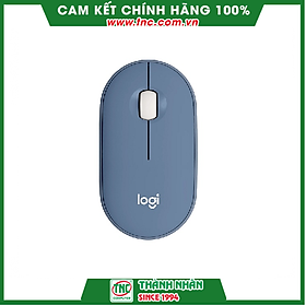 Mua Chuột không dây Logitech Pebble M350 màu xanh dương (Blue Berry)(910-006667)- Hàng chính hãng