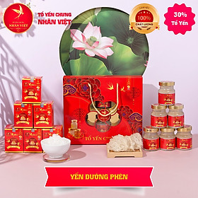Nước Yến Sào Chưng Đường Phèn Nhân Việt 30% Yến Hũ 70ml