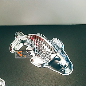 Mua Khuôn Xôi CÁ CHÉP 3D - KHUÔN RAU CÂU 3D  Bánh Tổ  Các loại CHẢ - Khuôn NHÔM dày Tạo hình CÁ CHÉP 3D SẮC NÉT. Dụng cụ làm bánh Khuôn nhấn tạo hình cá cho các loại bánh NƯỚNG HẤP TRUYỀN THỐNG