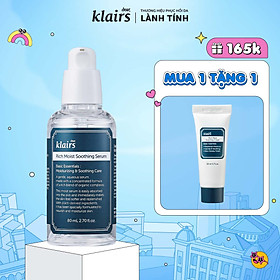 Tinh chất dưỡng da Dear, Klairs Rich Moist Soothing Serum 80ml