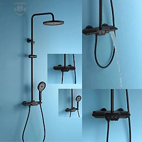 Sen cây tắm đứng mầu đen phím đàn BRODA A61