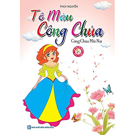 Sách tô màu công chúa - công chúa mắt nai