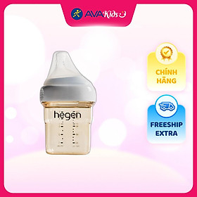 Bình sữa Hegen PPSU 150ml núm ti size S từ 1 – 3 tháng - Hàng Chính Hãng