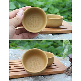 Mua Chén Tử Sa Nghi Hưng Khắc Thơ Đường Lý Bạch Dùng Thưởng Trà Dung Tích 50 ml
