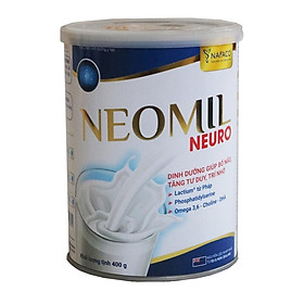 Sữa bột dinh dưỡng Neomil Neuro 400g (chuyên dùng cho người học tập căng thẳng, stress, người tự kỷ...)