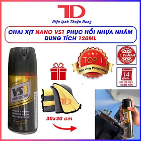 Nano phục hồi nhựa nhám VS1 Top 1 Bán Chạy Philippines, khăn lau chuyên dụng 30x30cm, Chai xịt nano phục hồi nhựa nhám đa năng,hàng chính hãng, Điện Lạnh Thuận Dung