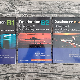 Combo 3 cuốn Sách tiếng anh Destination B1+B2 +C1C2