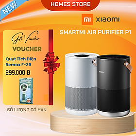 Mua Máy Lọc Không Khí XIAOMI Smarmi Air Purifier P1 Tiêu Chuẩn Mỹ Làm Sạch Không Khí Khử Mùi Hôi  Dị Ứng Kết Nối App Phù Hợp Diện Tích 30m2  Công Suất 30W - Hàng Chính Hãng