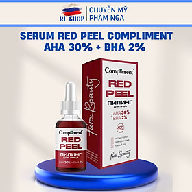 Serum Red Peel Compliment AHA 30% + BHA 2% cải thiện làn da, se khít chân lông 27ml