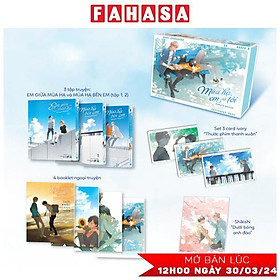 Hình ảnh Boxset Mùa Hạ, Em Và Tôi (Bộ 3 Cuốn) - Bản Sưu Tầm - Tặng Kèm 3 Card Ivory + 4 Booklet Ngoại Truyện + 1 Shikishi