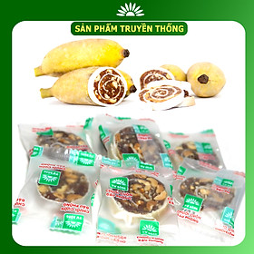 Bánh chuối phồng đậu phộng Tư Bông 500gr