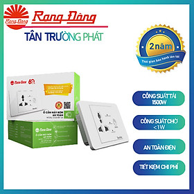 Ổ cắm máy bơm an toàn Rạng Đông Model: OC03.MB 16A