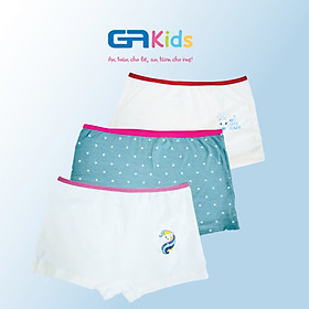  Set 3 Quần Lót Boxer Cho Bé Gái GAKIDS - Chất liệu COTTON cao cấp