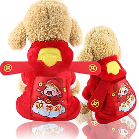 Áo tết dành cho chó mèo, áo ông công ông táo RA07