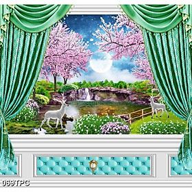 Tranh Dán Tường 3D Phào Chỉ - Có Sẵn Keo - TPC069