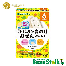 Bánh gạo ăn dặm Beanstalk tảo Hijiki và tảo xanh cho trẻ từ 6 tháng trở lên