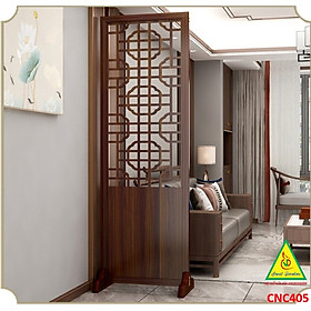 Mua Vách ngăn phòng khách  vách ngăn tủ kệ bằng gỗ CNC405 - Nội thất lắp ráp Viendong adv