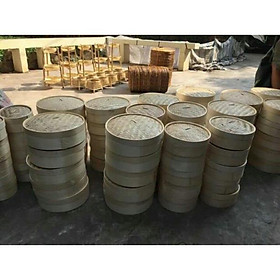 Mua Xửng hấp tre/ lồng hấp tre 2 tầng đủ size