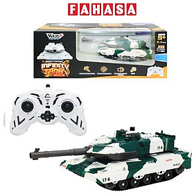 Đồ Chơi Xe Tăng Vô Cực Điều Khiển Từ Xa - Vecto VT8434A/GR - Màu Xanh Lá