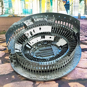 Mô Hình Lắp Ráp 3d Đấu Trường La Mã Colosseum - Rome