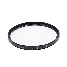 Camera Lens Macro Close Up Effect Filter 67mm +2 for Canon 70-300 17-85mm